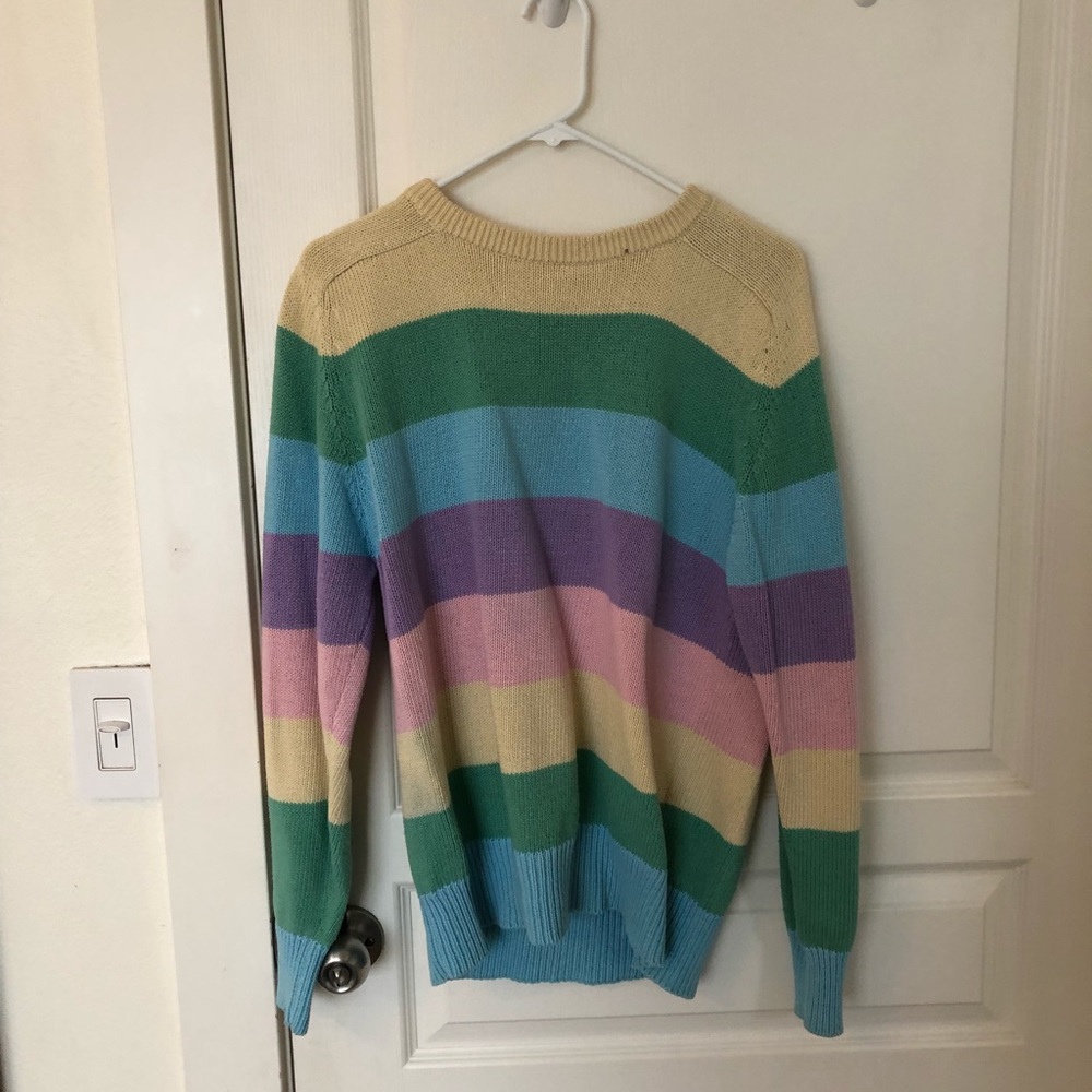Vintage Rainbow Pastel Sweater